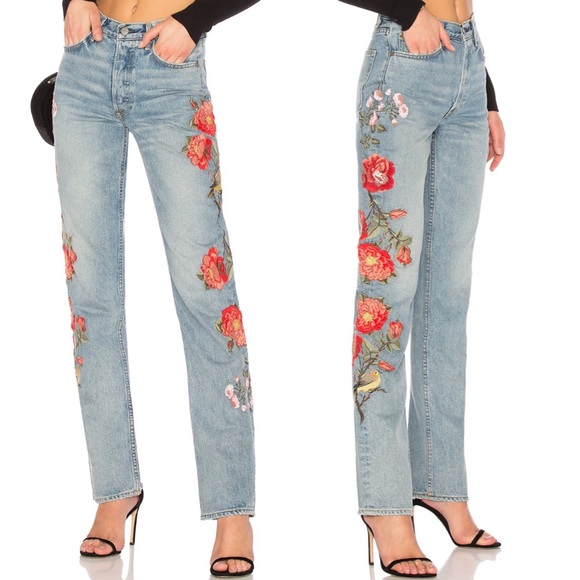 GRLFRND Denim - NWT GRLFRND Denim Helena High-Rise Straight Jean